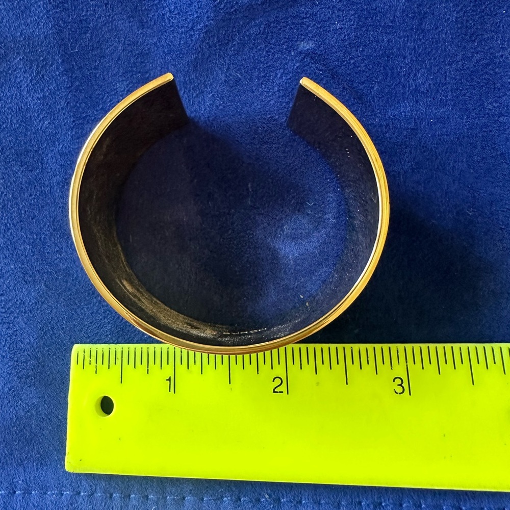Rare Tori Burch orchid bangle - Picture 3 of 4
